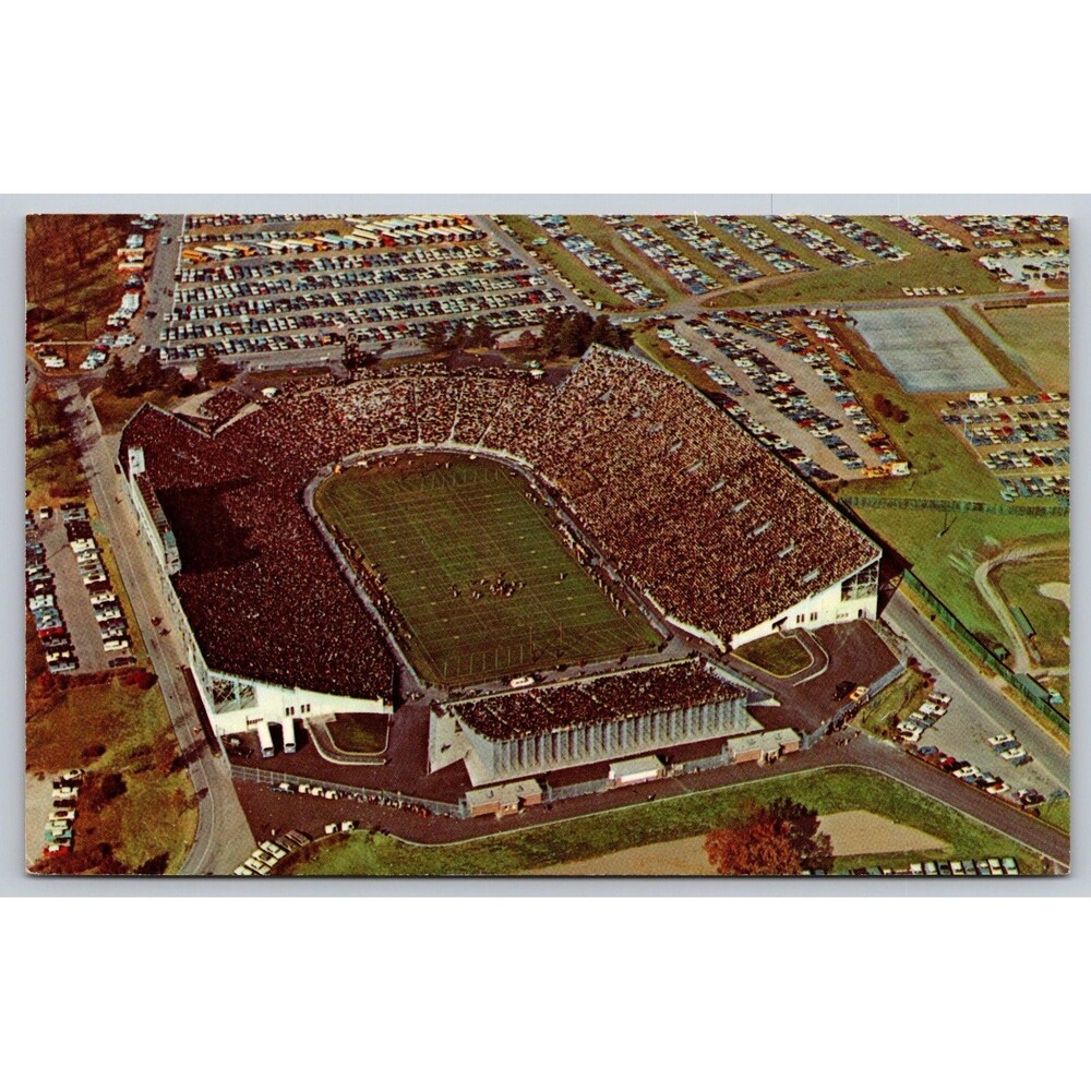 Vintage Purdue University Postcard Ross-Ade Stadium Lafayette IN 1960s Dexter